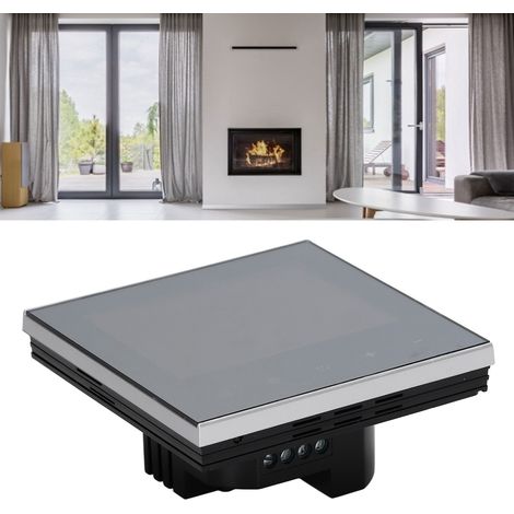 ME82BH Intelligenter programmierbarer LCD-Touchscreen-Thermostat für wasserführende Fußbodenheizungen, wandmontierte Heizkessel und elektrische Fußbodenheizungen (Wi-Fi-Modell 230 V AC) (1/5)