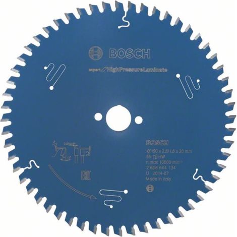Lama circolare Expert per laminato ad alta pressione, 190 x 20 x 2,6 mm, 56 (1/4)