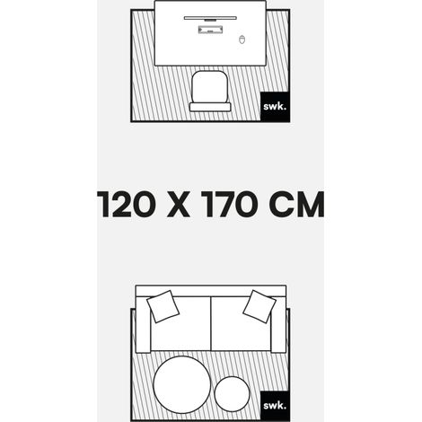 Tappeto da interno con motivo grafico rosa e marrone
