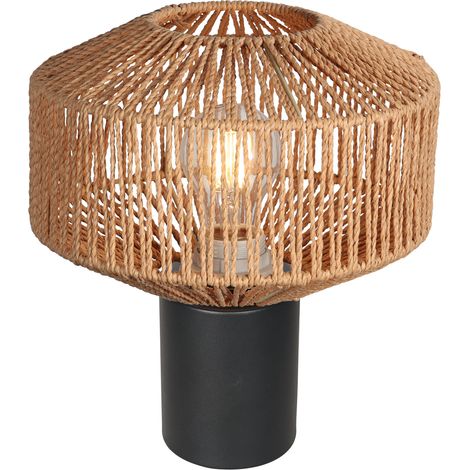 Steinhauer - lampada da tavolo - Bloeba - naturale nero - cotone (1/2)