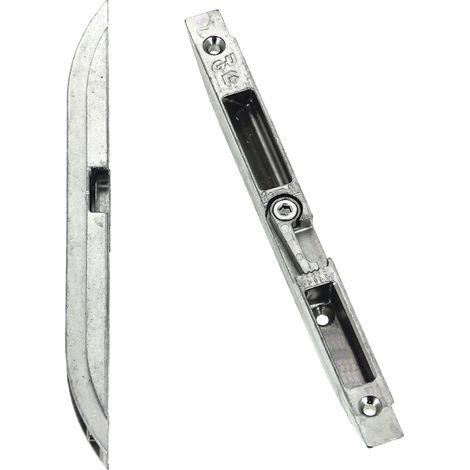 Ferco – Gâche pour crémone à toupiller 189mm – Pour menuiserie bois – Finition FerGUard argent – Verrouillage fiable
