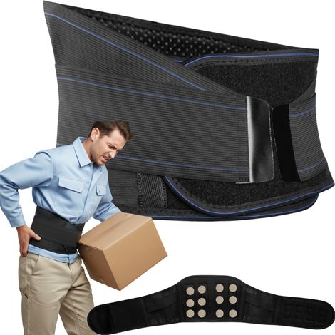 Ceinture magnétique chauffante pour la colonne lombaire (1/5)