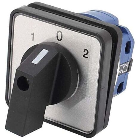 AC 690 V 20 A Interrupteur rotatif 3 positions 1/0/2 (1/3)