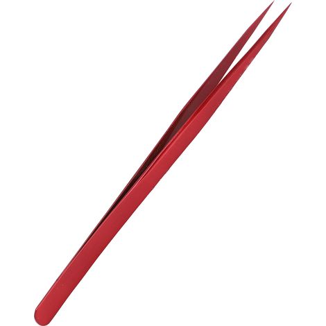 Pince à épiler BST-11C en acier inoxydable, résistante aux acides, haute dureté, outil de précision pour réparation électronique et bricolage. (1/5)