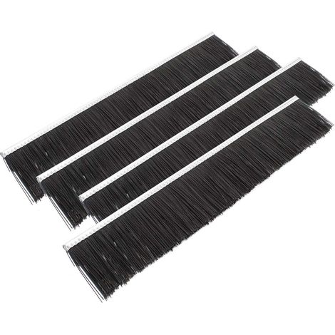 Juego 4 cepillos repuesto máquina barredora césped 120cm Set completo Recambio Jardín Jardinería