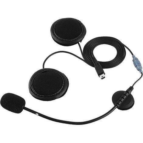 Zubehör: Bluetooth-Headset mit Kopfhörern und Mikrofon für die V8-Motorradhelm-Intercom-Einheit (1/5)