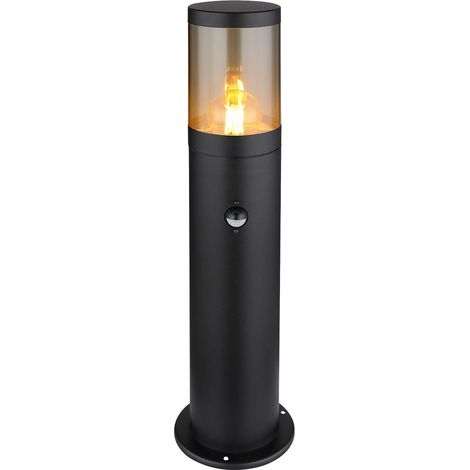 Globo - lámpara de pie - Xeloo - negro - metal - Ø 14cm - E27 -