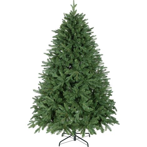 Sapin de Noël artificiel 180 cm, pin réaliste avec 3026 branches, idéal pour intérieur, décor festif durable (1/5)