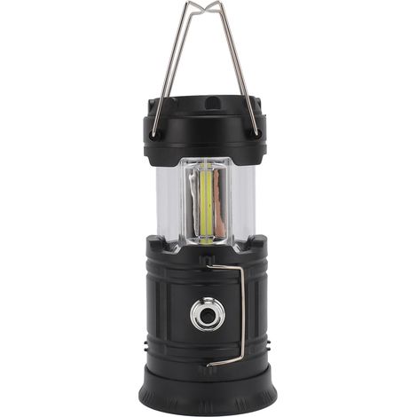 Ortviai Lanterne de Camping LED Pliable et Étanche avec Double Source Lumineuse – Alimentée par Piles AAA