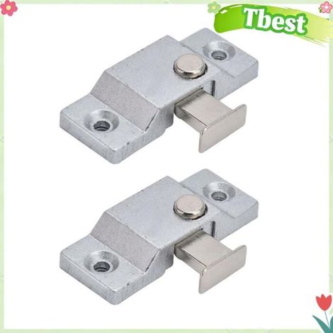 Tbest Loquet Verrouillage Serrure à Loquet en Acier Inoxydable, Boulon de Porte et Fenêtre Pliante sans Cadre, outillage verrou (1/5)