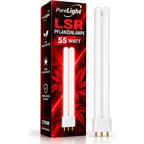 LSR 55 Watt Leuchtstoffröhre Blüte – Pflanzenlampe für Blütephase