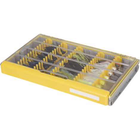 Plano EDGE 3700 Jig/Bladed Jig Box Cassette porta attrezzi impermeabili per jig e chatterbait, scatola organizzativa per attrezzi da pesca con protezione antiruggine, Bladed jigs pesca
