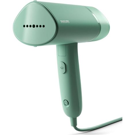 Défroisseur main 1000 W – 100 ml réservoir amovible, vapeur 20 g/min, vert