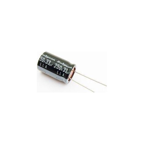 Elektrolytkondensator 33uF 250Vdc Größen 13x20mm