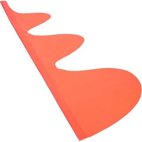 Fahrrad Sicherheitsflagge aus Pvc und gebogener Wellenform