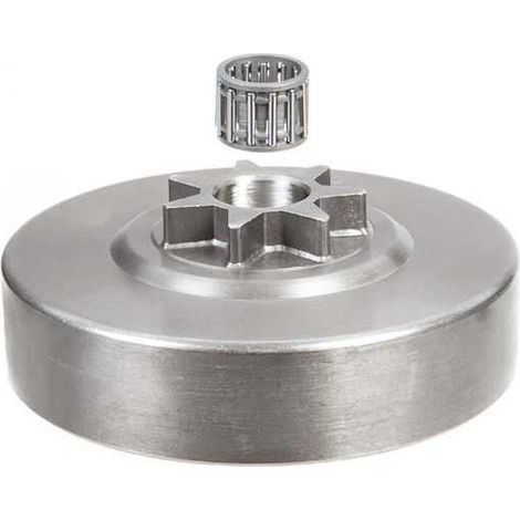 Pignon pour tronçonneuse Mc Culloch 3/8". 7 dents. Hauteur cloche 21,2 mm (1/5)