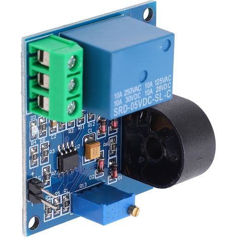 Carte de circuit imprimé pour module de capteur de courant, petit relais 5 V, dispositif de détection de protection contre les surintensités CA (1/5)