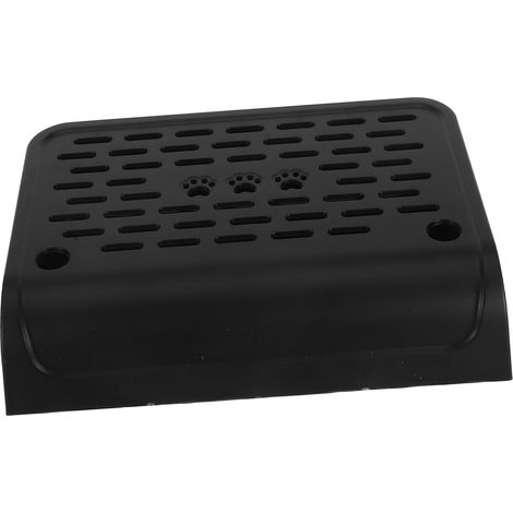 Elevated Cat Litter Box Ramp with Filter Mat for Easy Entry (1/5)