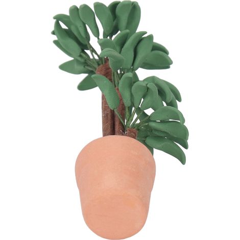 Plante Artificielle Miniature pour Décoration Maison de Poupée 1/12, Accessoire Jardin Réaliste (1/5)