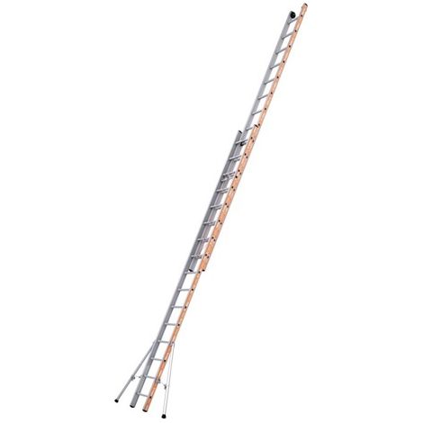 Tubesca Comabi – Échelle articulée 2 plans 8m – Aluminium moulé haute résistance – Stabilisateurs latéraux pour meilleure stabilité – Pour chantiers humides (1/2)