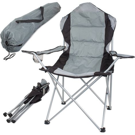 Chaise de pêche touristique chaise pliante xl (1/5)