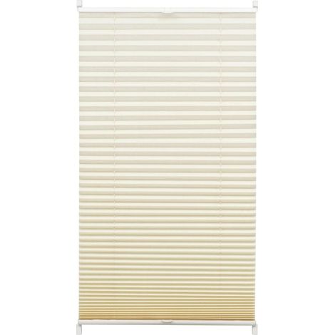 EASYFIX PLISSEE ENTRY 2 BEDIEN SCHIENEN, CREME, 90 X 130 CM