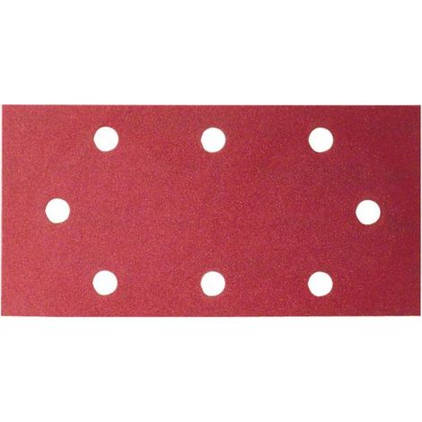 BOSCH - 10 FOGLI PER LEVIGATRICE ORBITALE 93X230MM. GRANA 60 8 FORI (1/2)