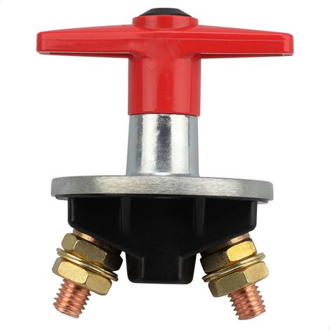 Coupure Isolateur Batterie Coupe Circuit,12V-60V 300A Batterie à clé Fixe Universelle de Voiture Déconnecter l'isolateur de Puissance Automobile Urgence Interrupteur pour Voiture,Bateau (1/5)