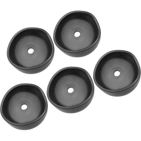 Lot de 5 protections contre la poussière pour outils électriques - Protection en caoutchouc pour perceuse à percussion - Attrape-poussière pour travaux de perçage - Protection efficace contre (1/5)