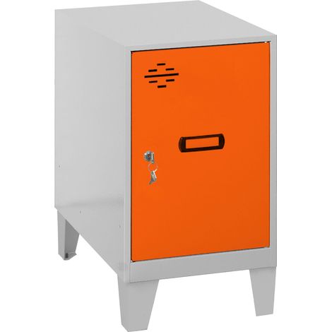 Simonrack Mini Schrank orange für robusten Außenlagerung