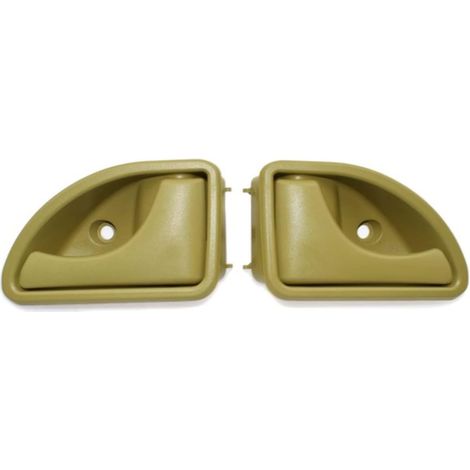 Poignée de porte intérieure avant gauche et droite compatible avec Renault Kangoo I 1997-2007 Twingo I 1993-2007 - Type A Jaune à gauche et à droite (1/3)