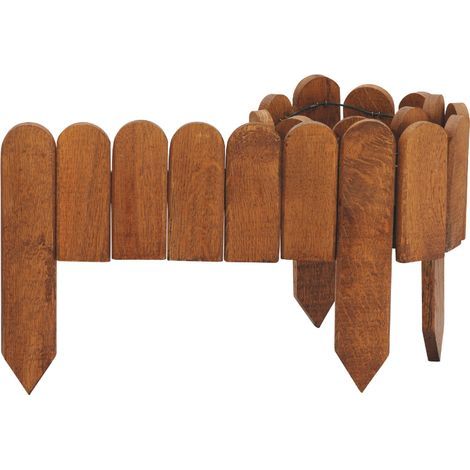 Bordure de jardin en chêne - Oak - 114 x 15 cm (1/4)