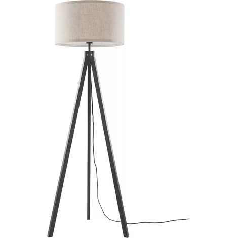 [GEBRAUCHT] B-Ware Lindby Herry Stehleuchte Stehlampe Standleuchte Lampe Stoffschirm Schwarz W824