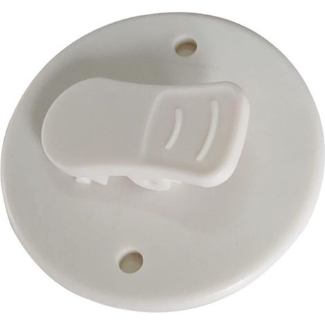 Clip Pour Rideau De Douche - Autoadhésif - Angle Droit 90° - Pour Surface Lisse - Lot De 1 (1/5)