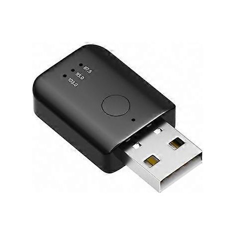 Émetteur et récepteur Bluetooth 5.1 FM01 pour voiture, appels mains libres, chargeur mini USB, kit audio sans fil pour voiture, radio FM (1/5)