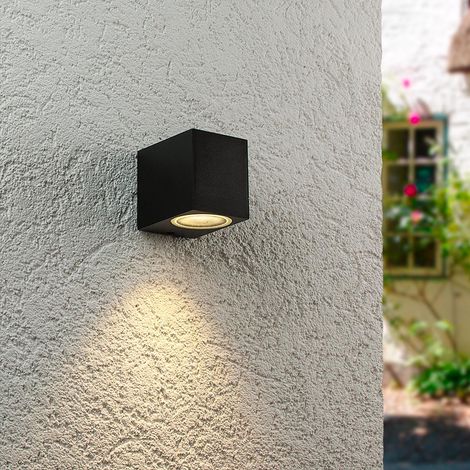 Außenleuchte Wandleuchte Frame DOWN eckig für GU10 IP54 - Farbe: Schwarz (1/5)