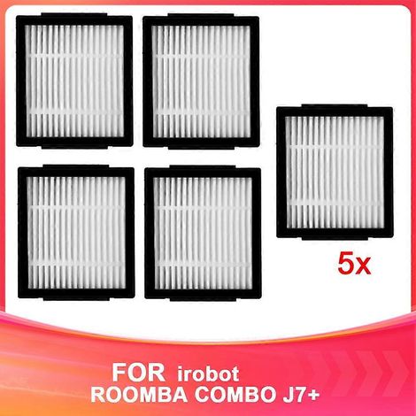 Geeignet für Zubehör von iRobot Saugrobotern, einschließlich des Roomba Combo J7+ Ersatzfiltersets und des J7+ Ersatzsets. (1/5)