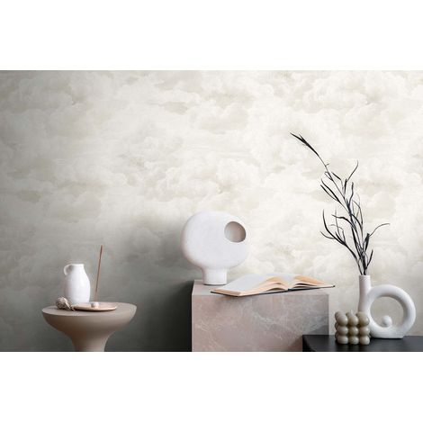 Papier peint nuage blanc, chambre enfant, salon, chambre à coucher, 399852 (1/4)