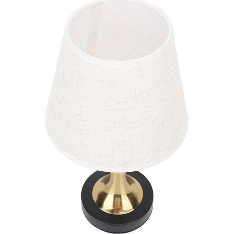 Veilleuse USB avec 3 températures de couleur, ampoule LED réglable, abat-jour gris lin, télécommande, minuterie et 3 watts (1/5)