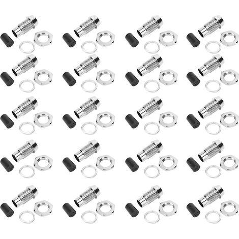 20 pièces support LED, support de lette en laiton pour diode électroluminescente base métallique concave 5 mm F5 support de prise d'affichage sur panneau pour diodes (1/5)