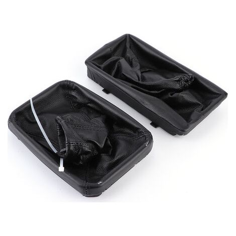 Fundas antipolvo para la palanca de cambios y funda de cuero para el freno de mano del Opel Corsa C 00-06. (1/5)