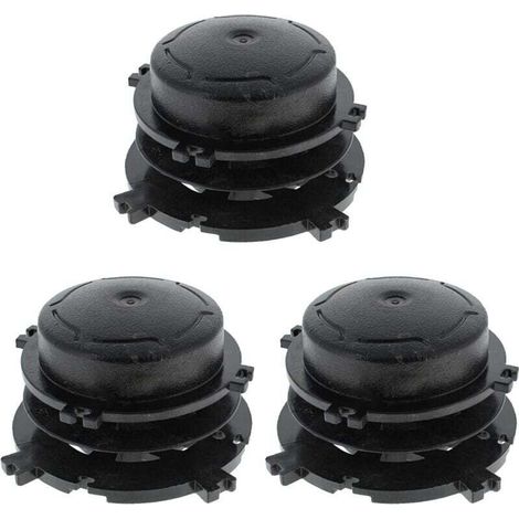 Bobine de tête de coupe, tête de coupe pour Stihl FS-AutoCut 36-2 46-2 56-2 pour débroussailleuse - 40037133001 Noir - 3 PCS (1/4)