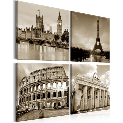Quadro - European Capitals - 40x40 (1/4)