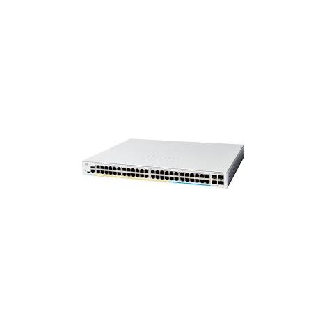 Commutatore Cisco Catalyst 1300-48T-4X Gestibile, 48 Porte GE, 4 Porte SFP+ 10GE, Garanzia a Vita
