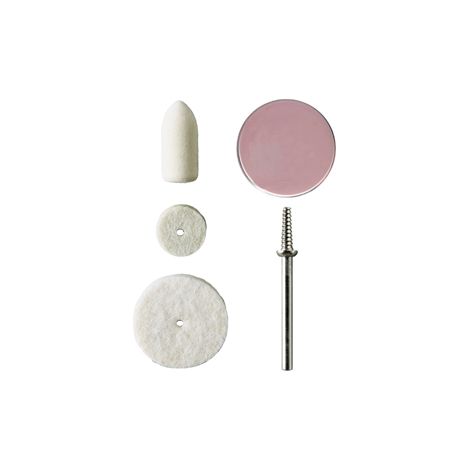 PG - KIT ACCESSORI LUCIDATURA 3 FELTRI,ALBERINO E PASTA ROSA