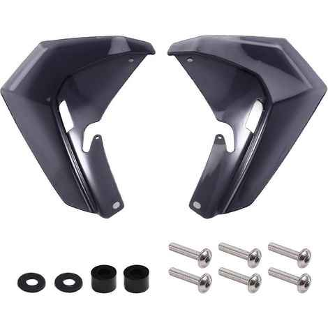 Diffuseur de soubassement de moto compatible avec R1300GS 2023-2025, spoiler latéral de pare-brise R1300 GS, gris fumé. (1/5)