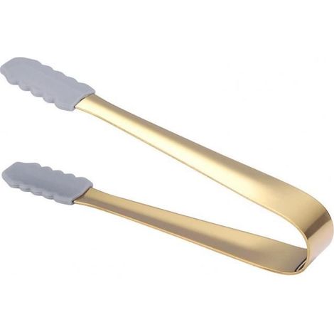 Pince à aliments - Inox - 13 cm - Antidérapante - Ergonomique - Multi-usage (1/4)