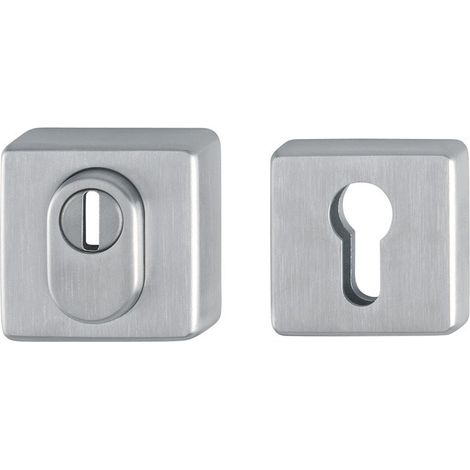Par de rosetas de seguridad E52ZNSB-ZA / 52S VA F69 quad.m.ZA S.15mm HOPPE