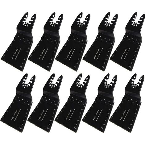 Lot de 10 lames de scie multi-outils oscillantes pour scie à bois, pour Fein, TCH, etc. (1/5)