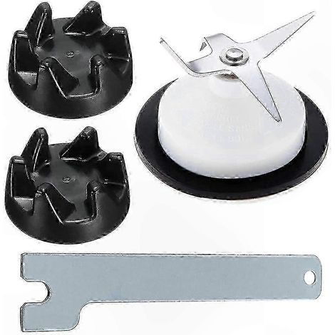 Lame de mixeur 4 branches avec coupleur, pièce de rechange 9704230, compatible blender de cuisine, accessoire remplacement robuste. (1/5)